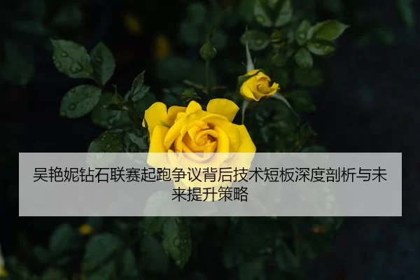 吴艳妮钻石联赛起跑争议背后技术短板深度剖析与未来提升策略
