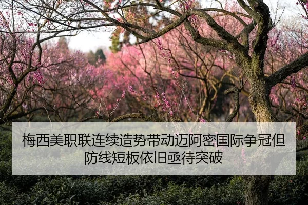 梅西美职联连续造势带动迈阿密国际争冠但防线短板依旧亟待突破